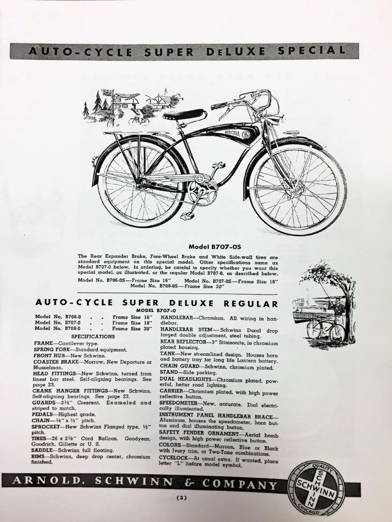 new BOOK prewar 1933-WW2 SCHWINN BUILT BICYCLES antique bike Aerocycle Autocycle