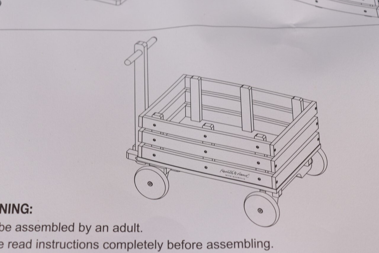 Toy Wagon Wooden by Hearth & Hand with Magnolia New
