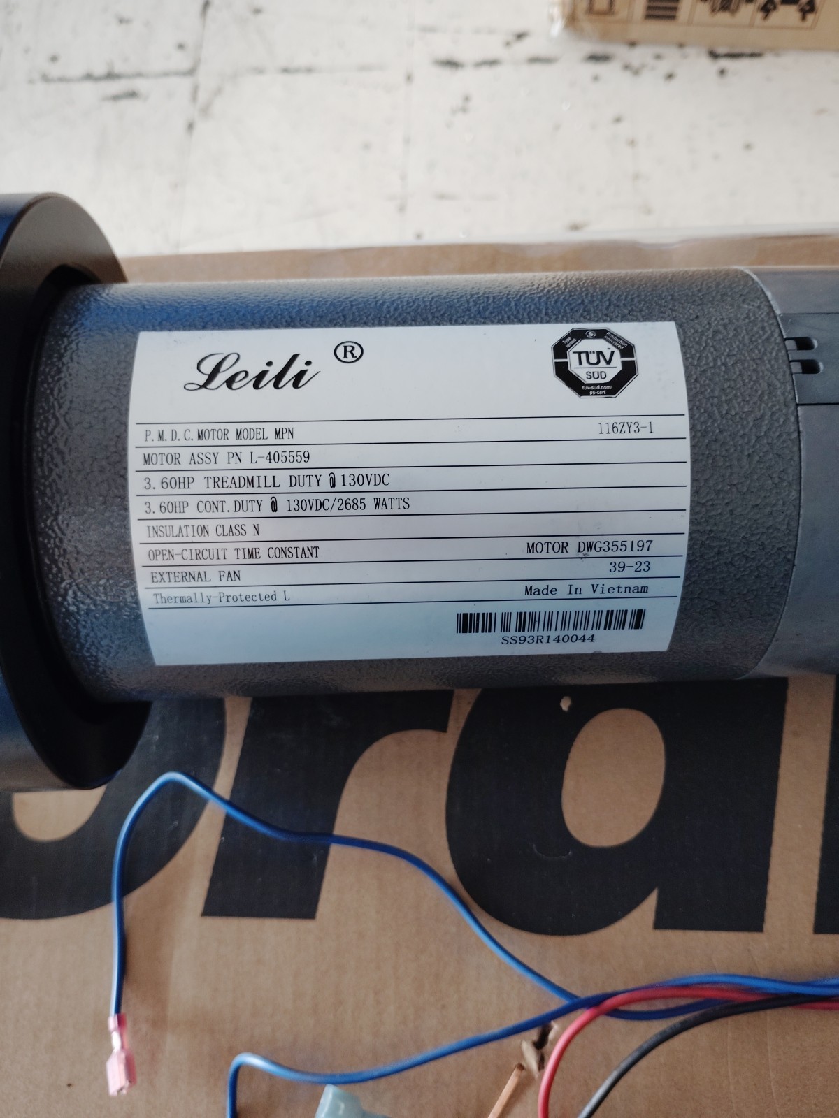 Treadmill Motor 3.6 hp And Control Board