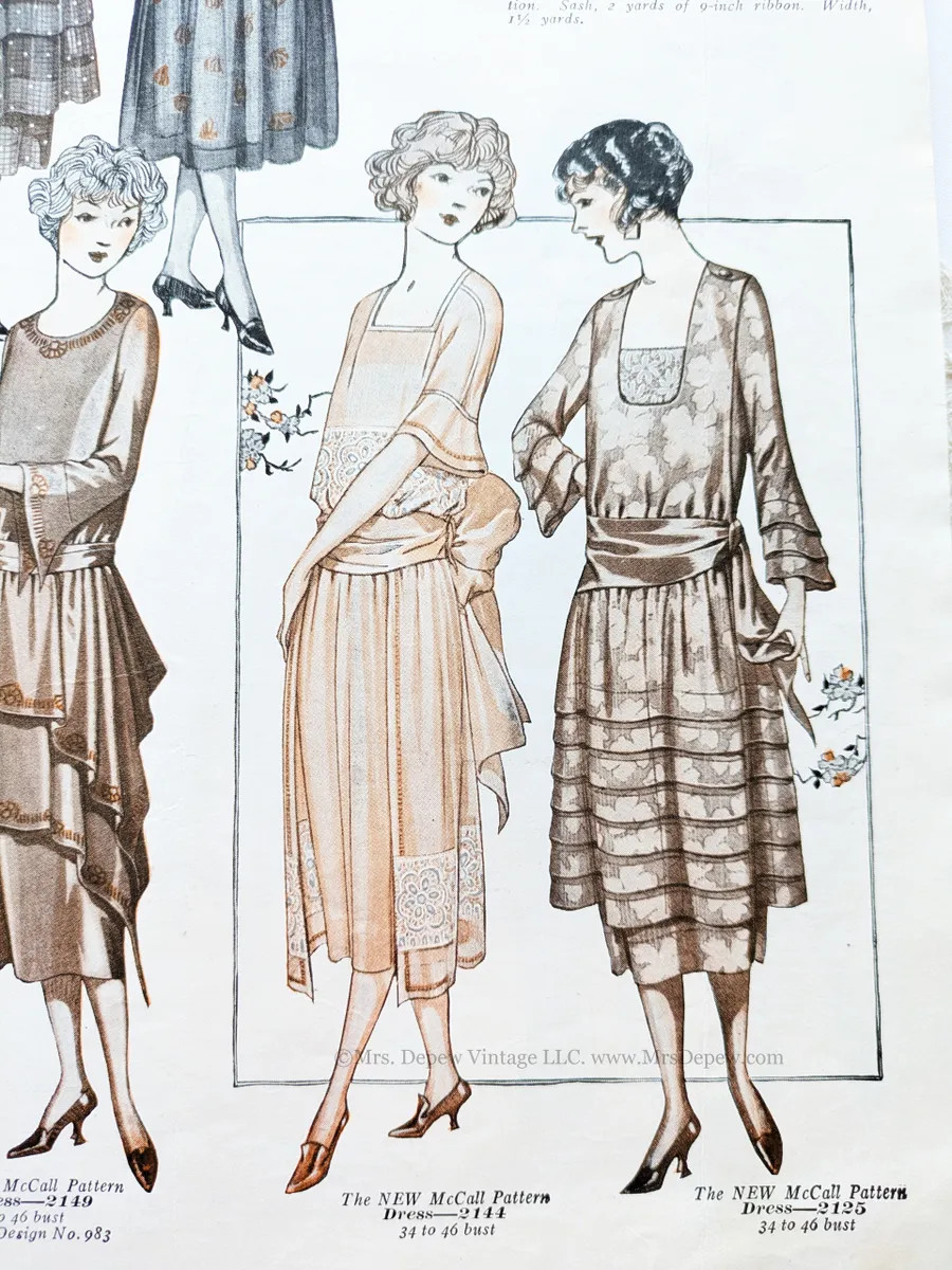 1921 Vintage Sewing Pattern Catalog McCall Book of Fashions Quarterly ORIGINAL