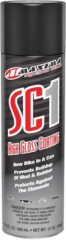 Maxima Racing Oils SC1 High Gloss Silicone Clear Coat 17.2oz. Spray Case/12 Pack