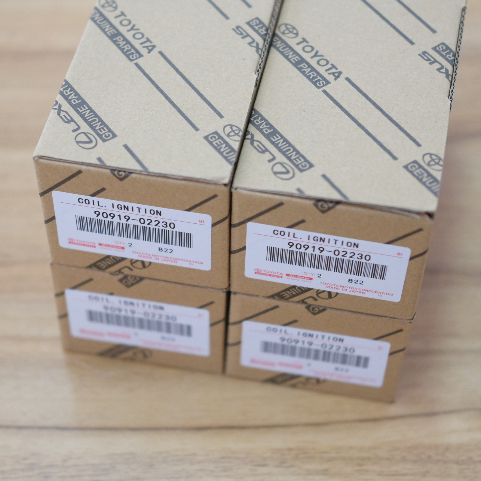 OEM 8PC Ignition Coils Denso Fit For 2001-2009 Toyota Tundra 4.7L V8 90919-02230