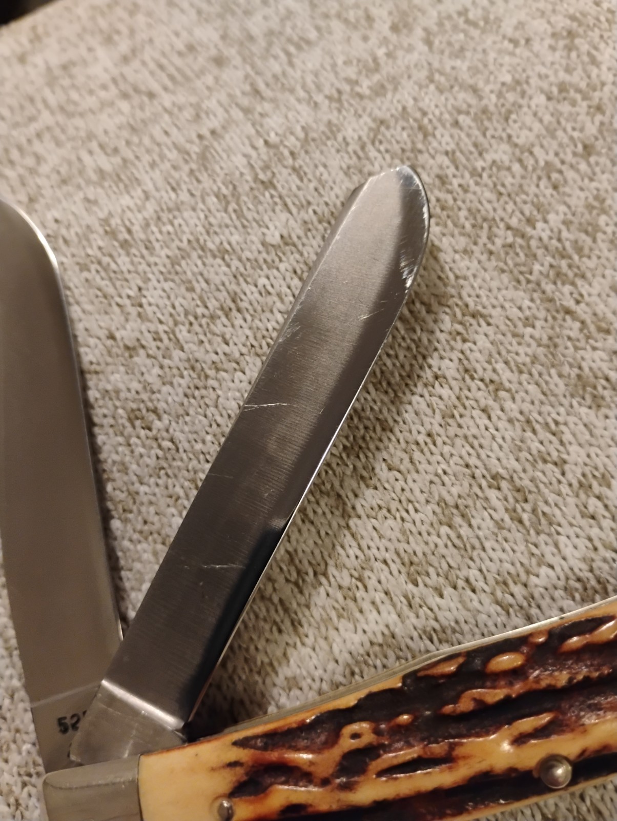 1976 CASE XX 5254 SSP STAG RAZOR EDGE TRAPPER