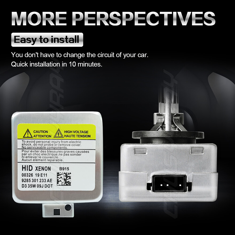 Set(2) D3S HID Xenon Bulb Replace Factory HID Headlight Pair 6000K White BRIGHT