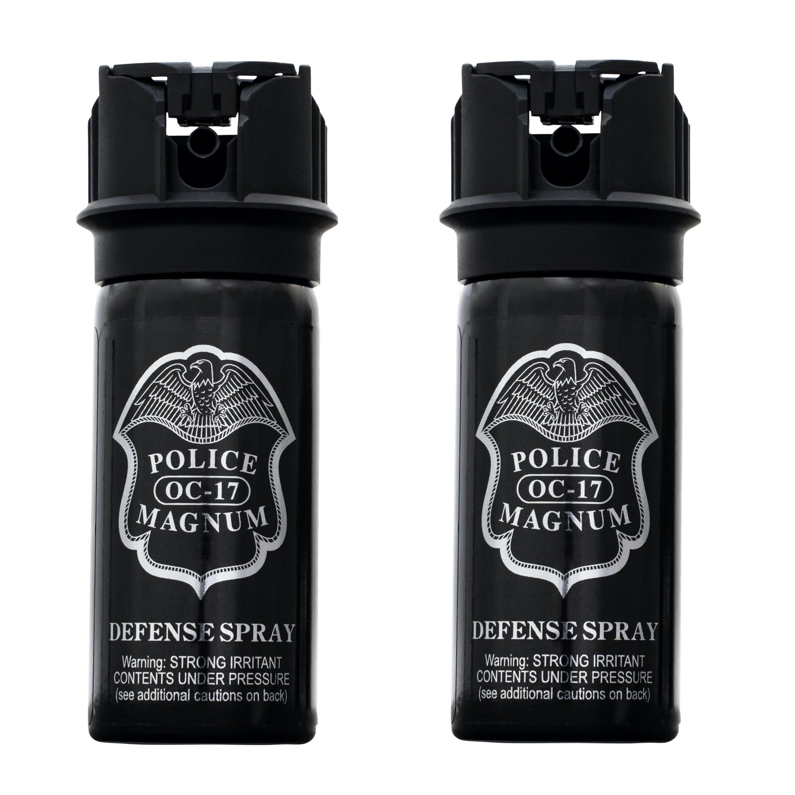 Pepper Spray Police Magnum 2 Pack 2oz Flip Top FOG Defense Security Protection