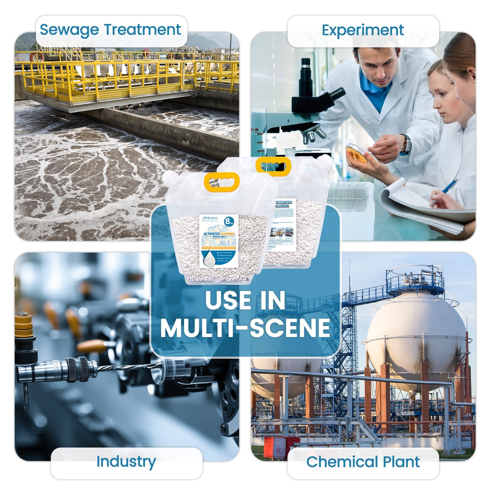 8 LBS Adsorbco Activated Alumina Desiccant