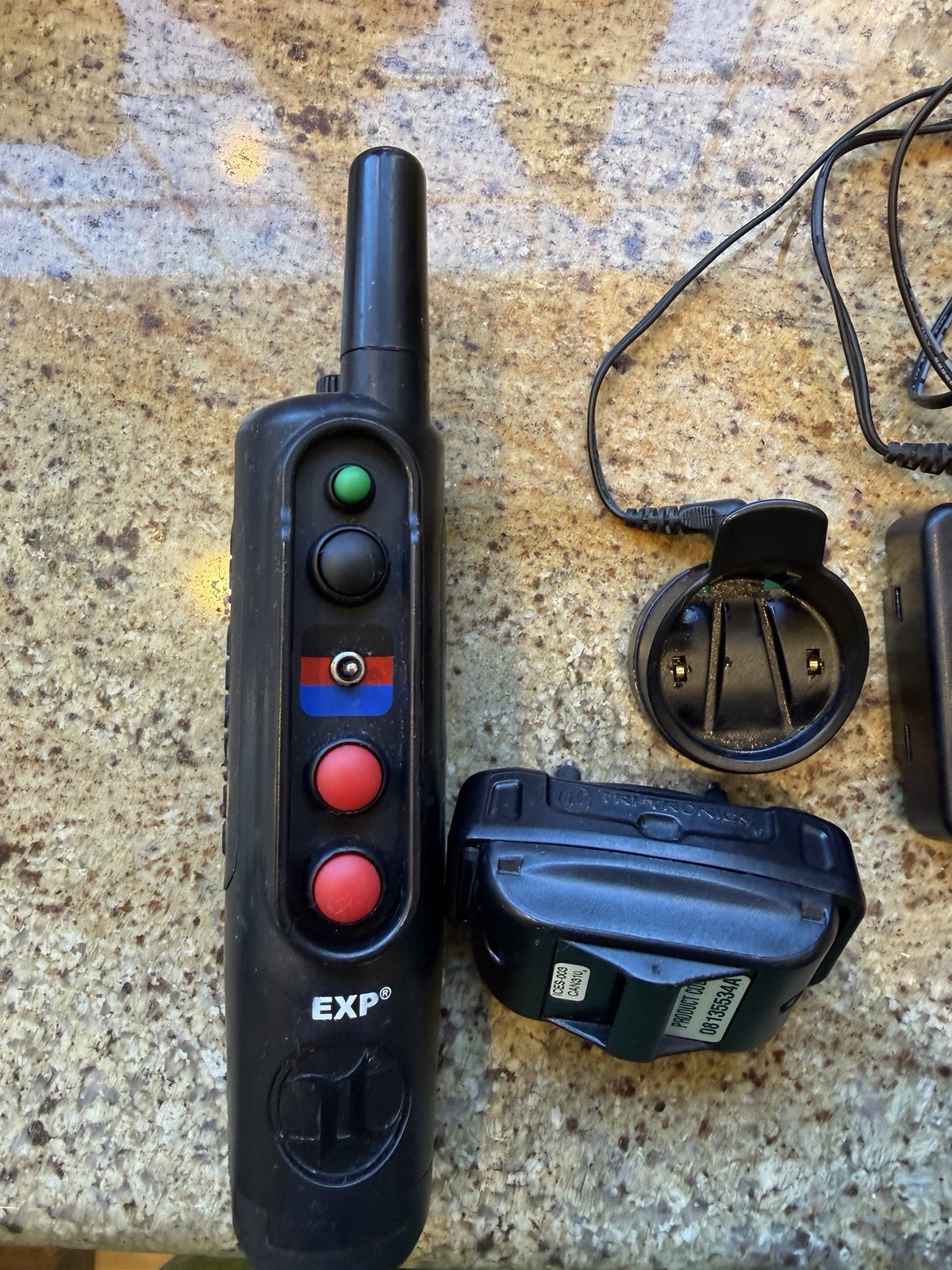 TRI-Tronics G3 Exp E-collar Pro 100 with Remote and Both Charging Bases. Tested