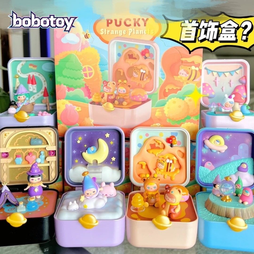 Pucky Strange Planets Scene Series Blind Box Confirmed Figure Art Toy Doll Gift