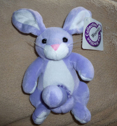 QUICKIE THE RABBIT stuffed animal Weenie Babies/Weenies Erection Collection NEW!