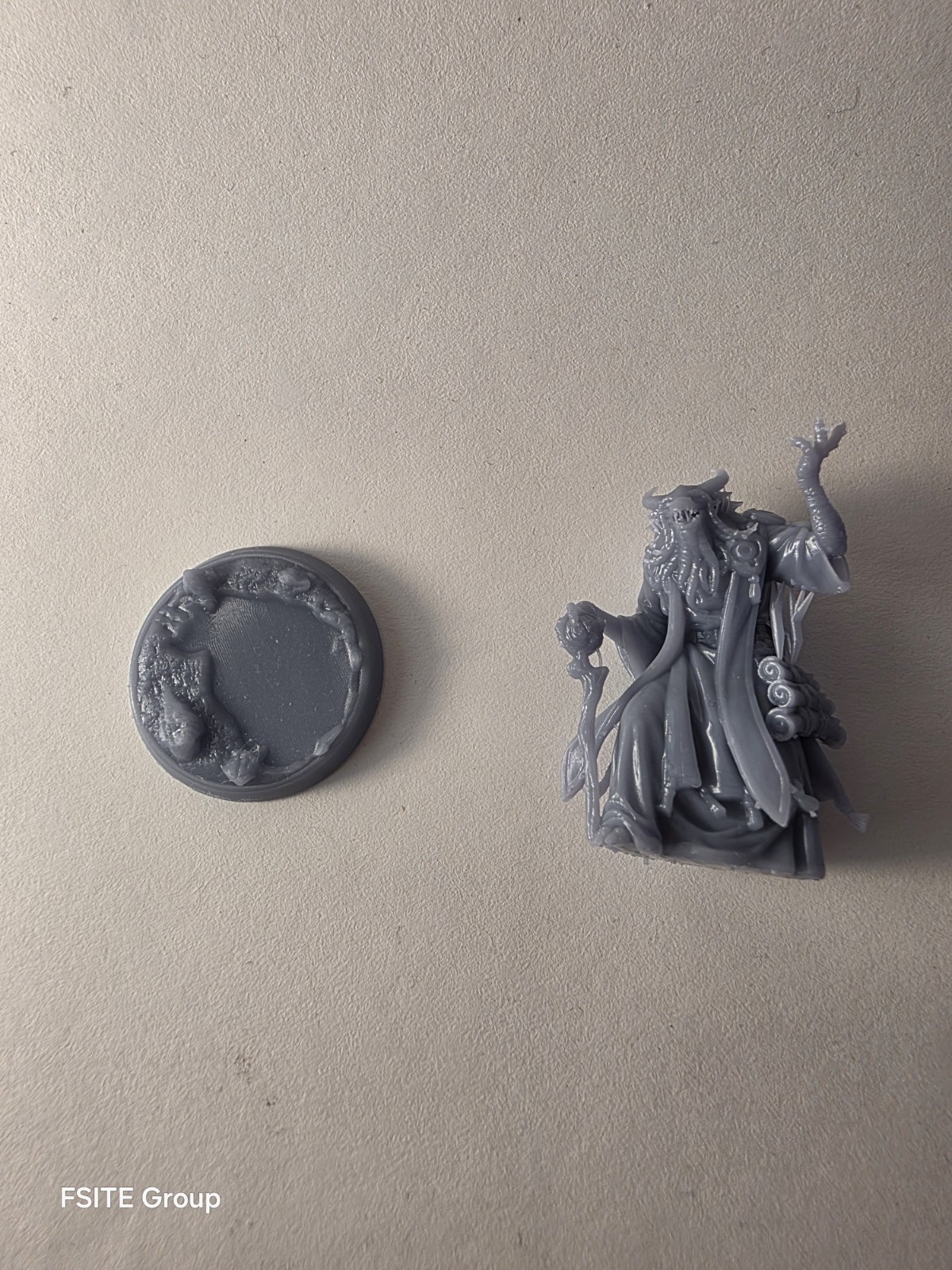 Dragonborn Archmage 32mm Resin Miniature for D&D Tabletop RPG