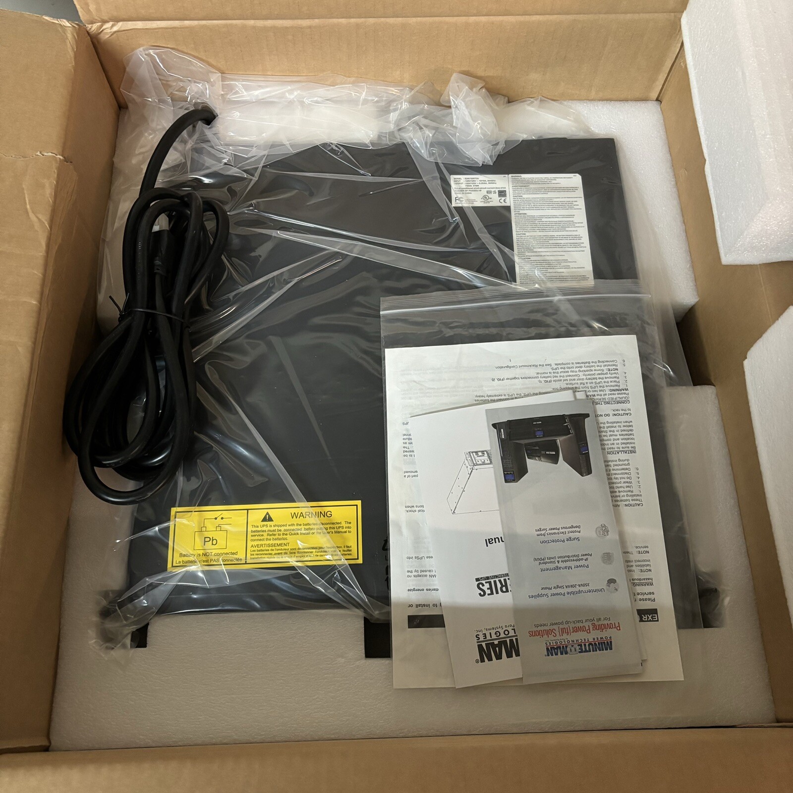 NEW Minuteman EXR750RT2U EXR Line Interactive Uninterruptible Power Supply