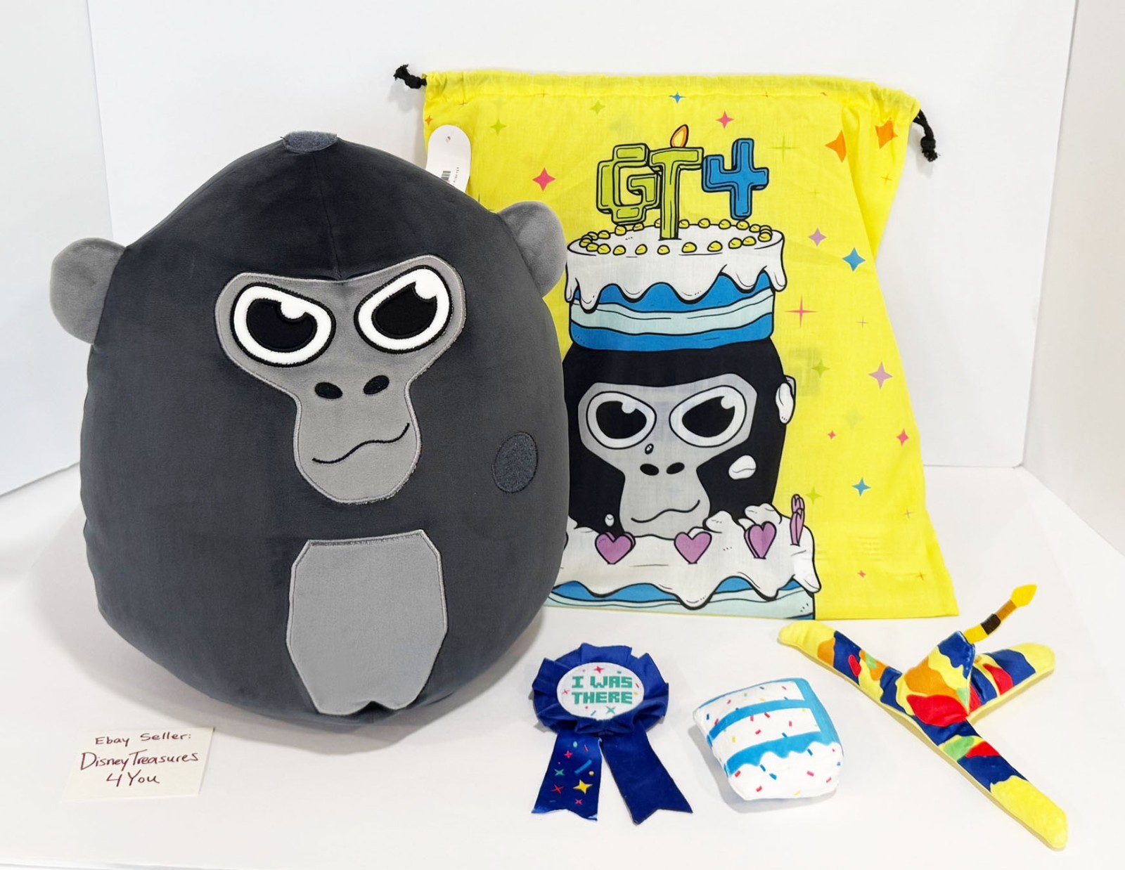 Official Makeship Gorilla Tag Monke Birthday Plush Doughboi Stuffed Plushie Code
