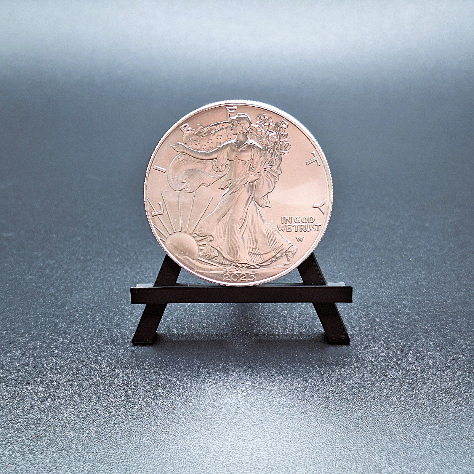 Mini Easel Stand (3) Customizable Trading Card Coin Holder Dollhouse Art Display