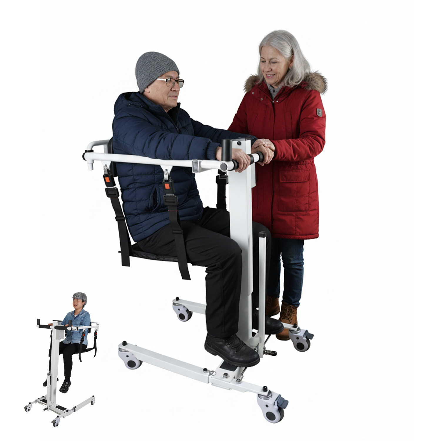 Foldable Electric Patient Lift Chair - Used 90% New, Home/Car/Shower
