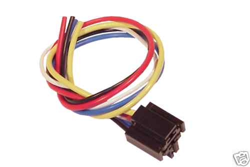 5 Wire Relay Socket fits 12v 20/30/40 Amp Relay