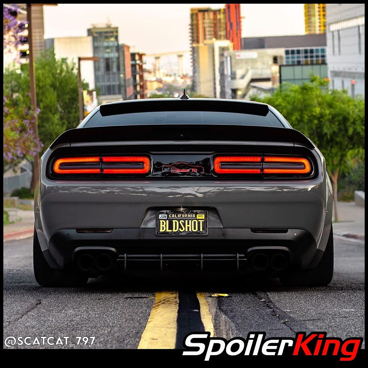 SpoilerKing Roof Spoiler XL Special Edition (380SP) Compatible with Dodge Cha...