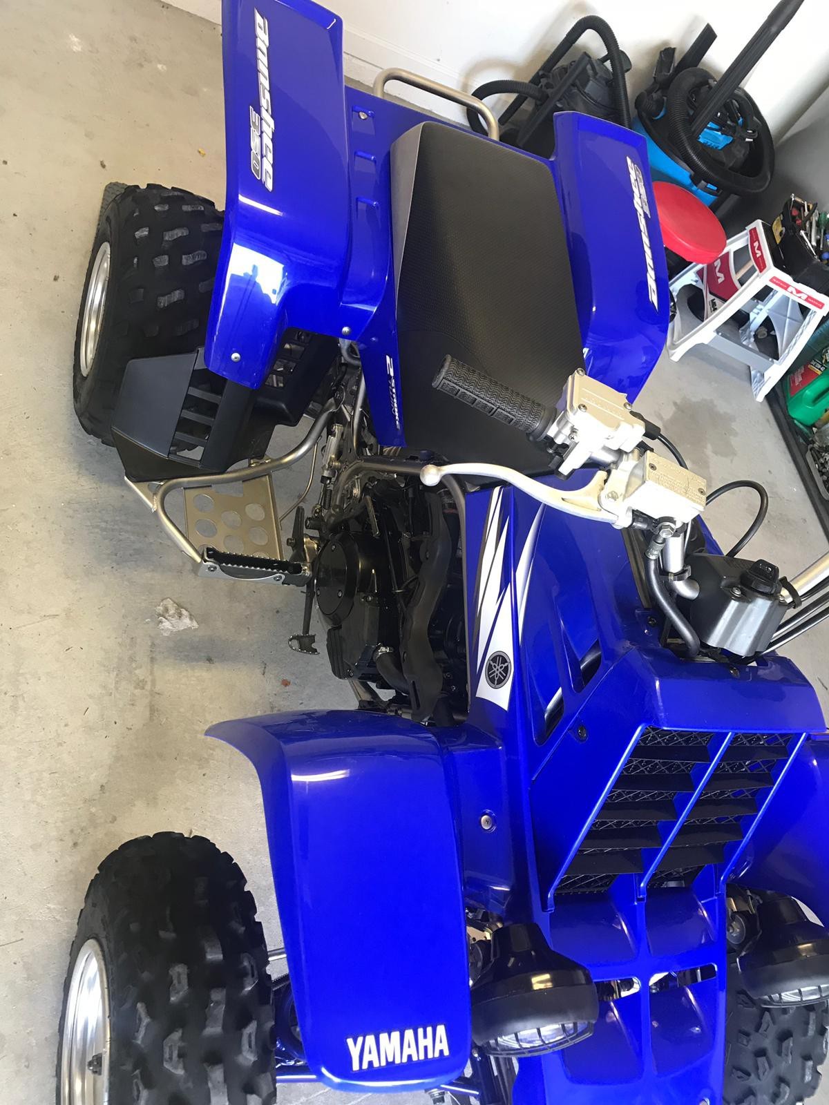 yamaha banshee full graphics decals kit 2006 blue THICK AND HIGH GLOSS