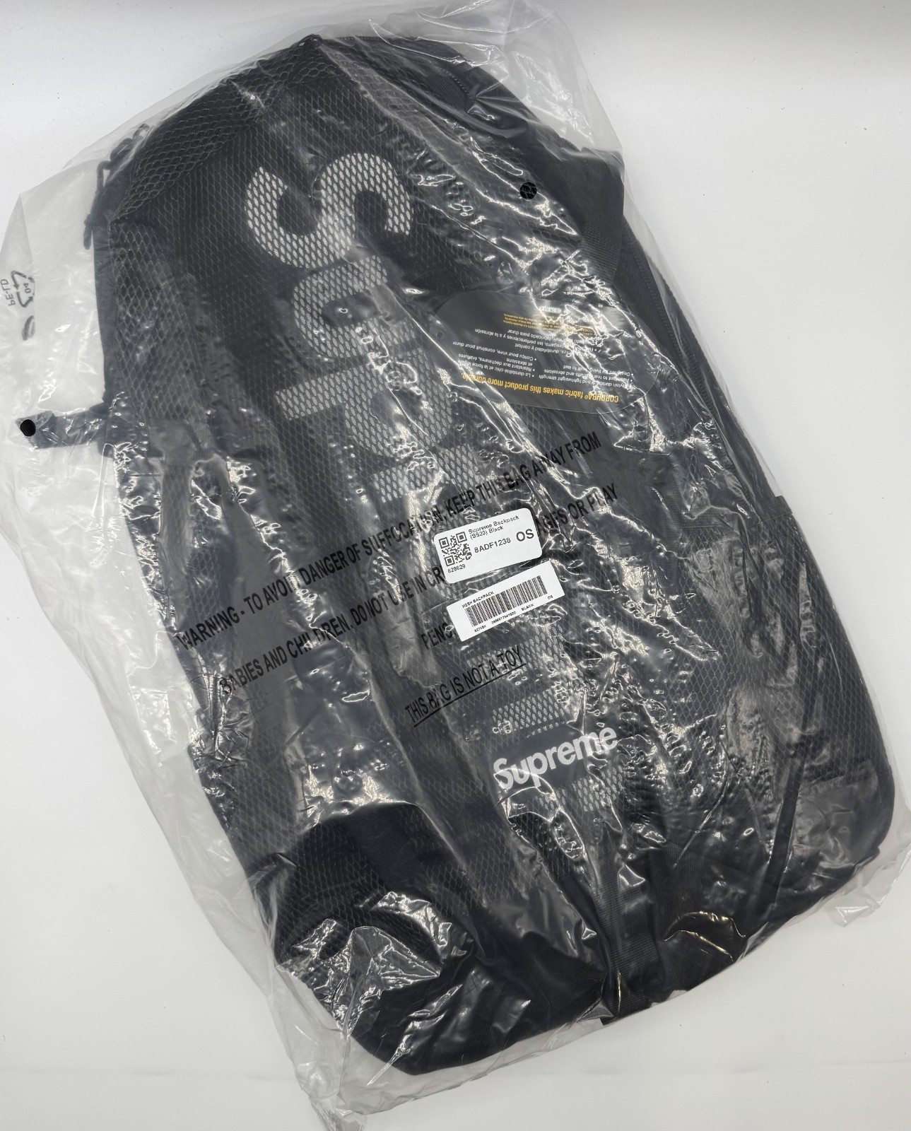 NEW Supreme Backpack Black (SS20) One Size