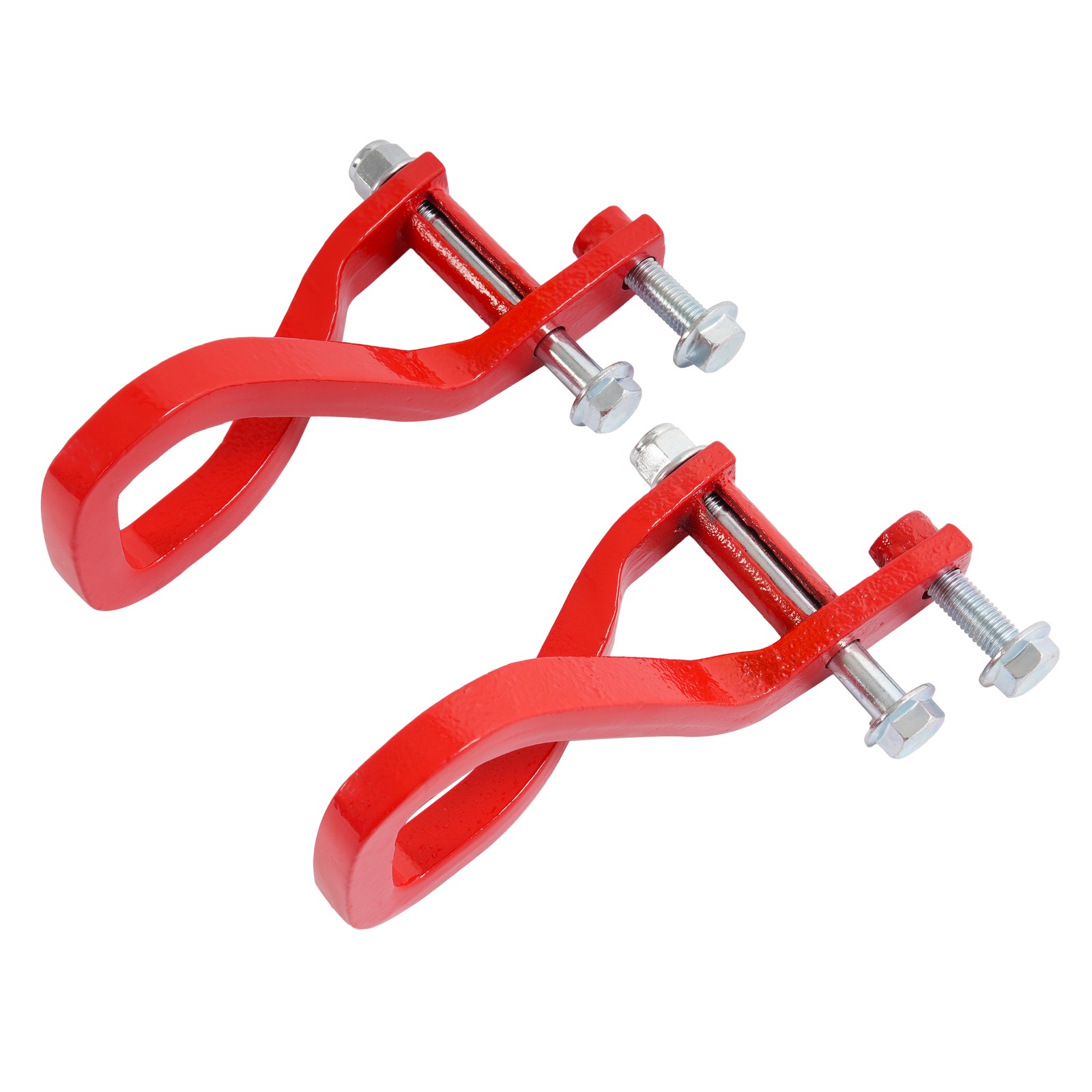 Red Front Tow Recovery Hooks w/ Bolts For GMC Sierra 1500 2019-2025 #84280203