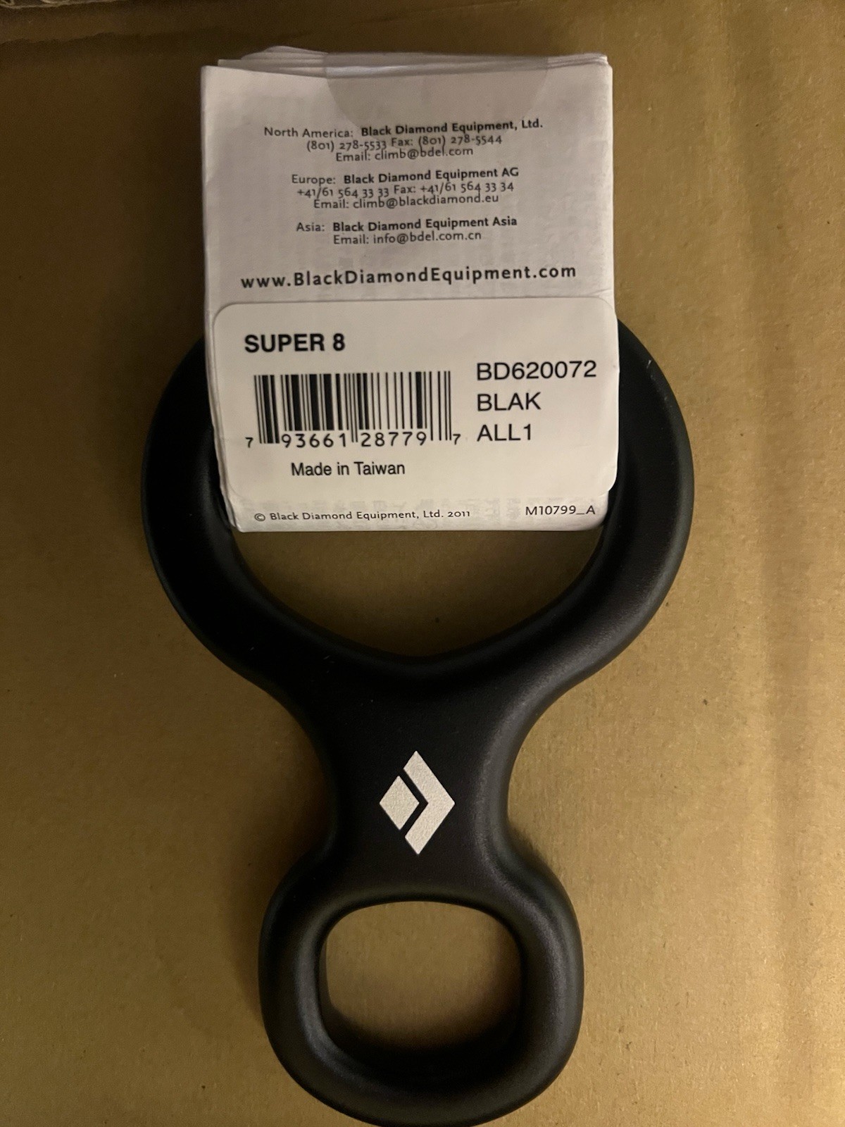 Black Diamond Super 8 Belay/Rappel Device NEW