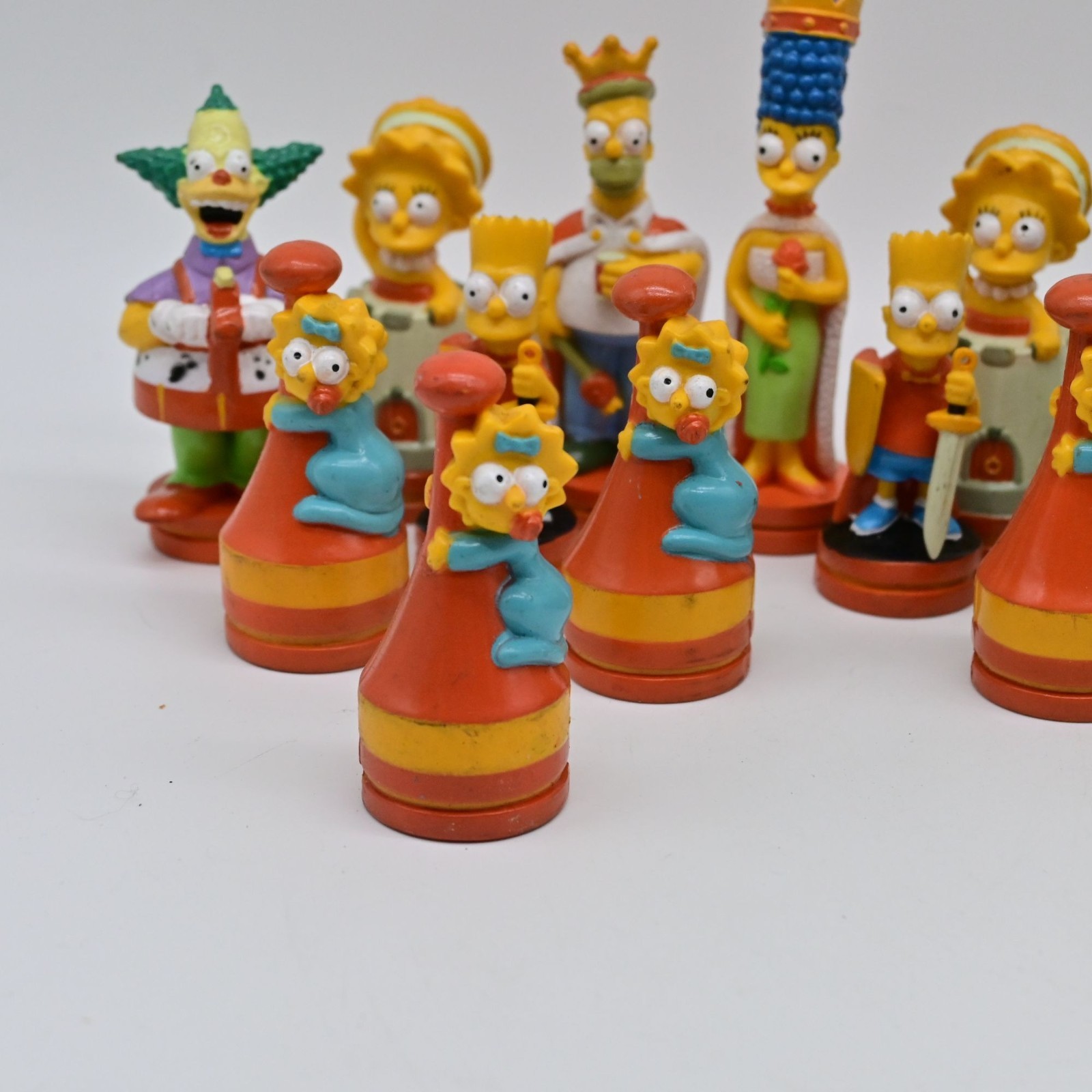 The Simpsons Themed Chess Set - Complete No Board