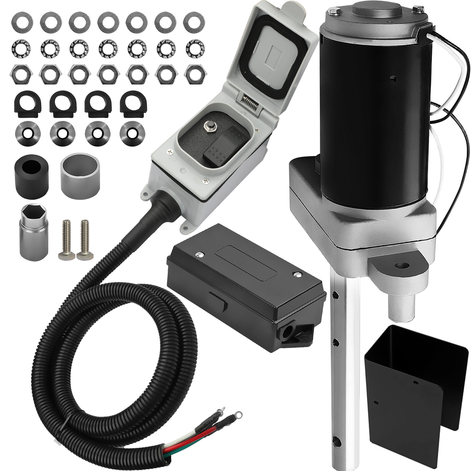 Electric Powered Trailer Jack Kit For Bulldog Landing Gear 1824200100 12000 Lbs