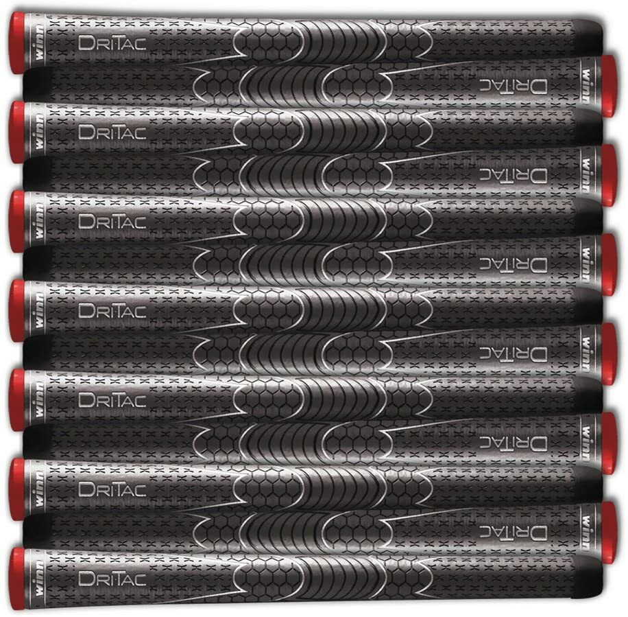NEW WINN DRI-TAC GOLF GRIP. DARK GRAY. STANDARD SIZE. 5DT-DG.