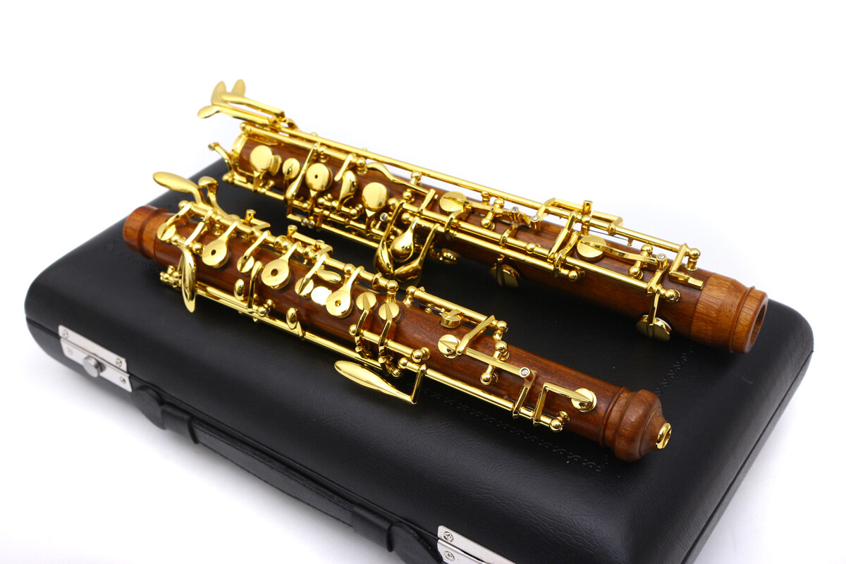 Professional oboe Nice Sound C key Rosewood Body 3rd Octave left F Key With Case