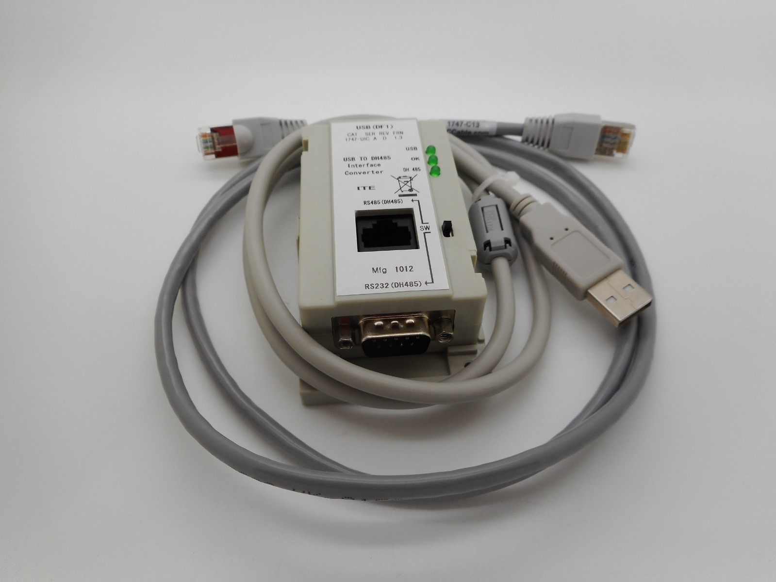 New 1747-UIC USB to DH485 Interface Converter w/1747-C13 cable