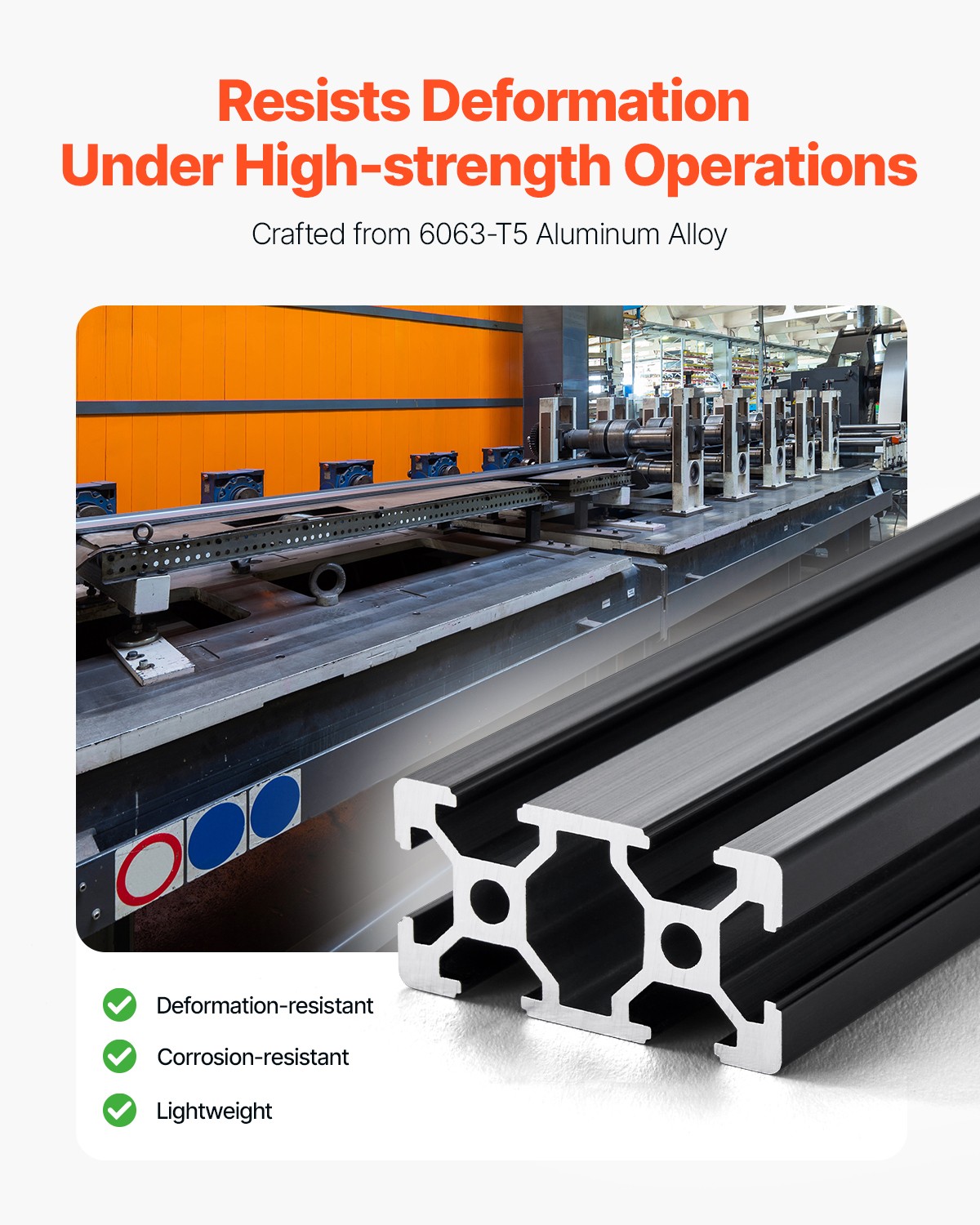 4PCS 39.4 in (1000 mm) T Slot 2040 Aluminum Extrusion Anodized Linear Rail