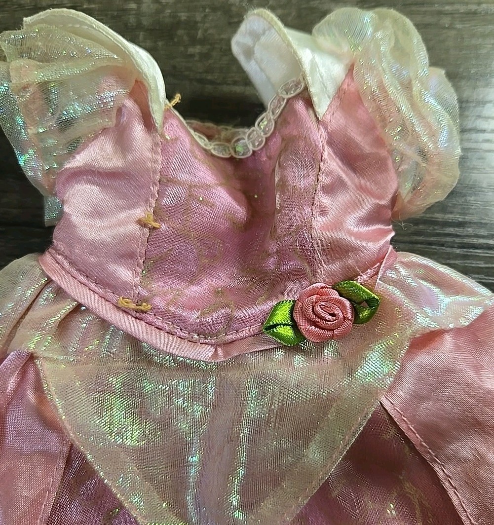 Disney Princess Aurora Sleeping Beauty Pink Dress. DOLL, Vintage