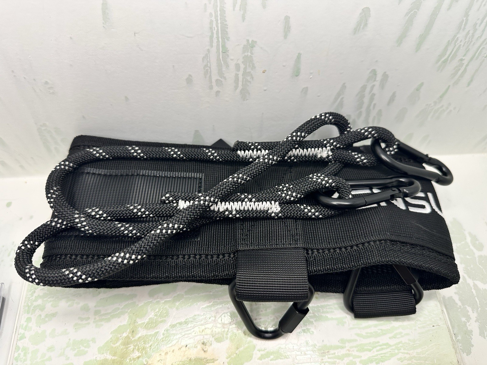 Kensui DUO-BELT 2-in-1 Dip + Lifting Belt with Removable Carabiners New