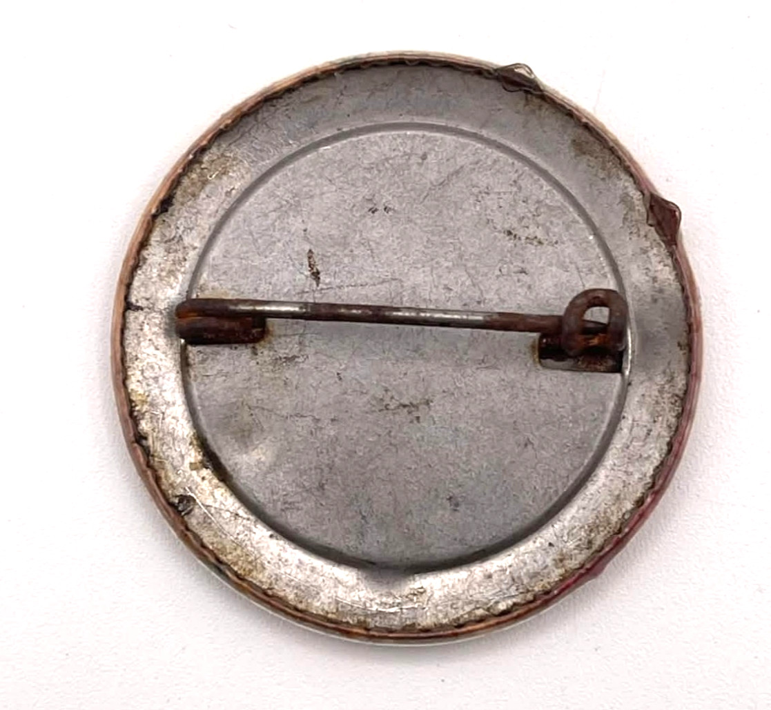 WW II US Norfolk Virginia Naval Base Female Employee Photo ID Badge Home Front