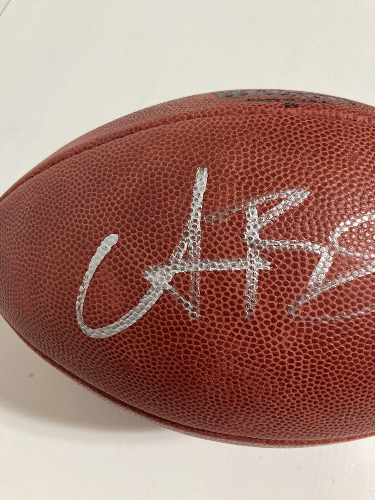 2022 Detroit Lions NFL Football #265 Signed Amon-Ra St. Brown