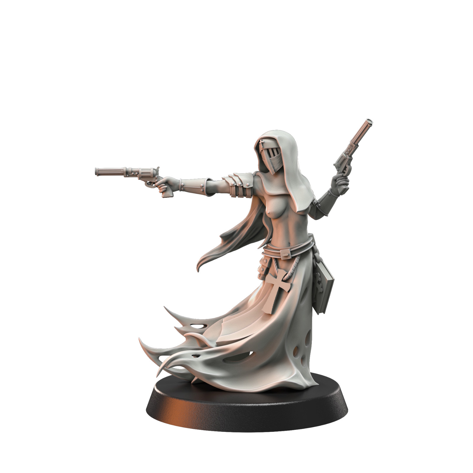 Nun A | Trench Crusade Crab Minis |  Wargaming 3D Printed Miniatures