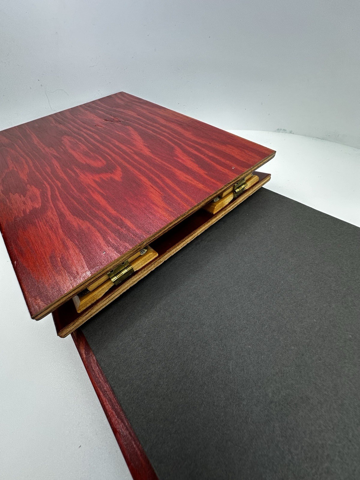 Vintage Our Honeymoon Photo Album Wood Flamingo Palm Tree Daytona Beach FL