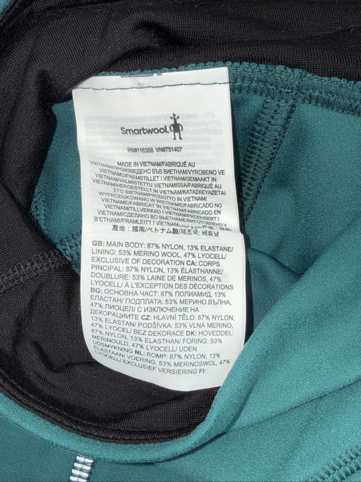 $120 Smartwool Women’s Run Leggings Pants - Emerald Green- Small - New Tags