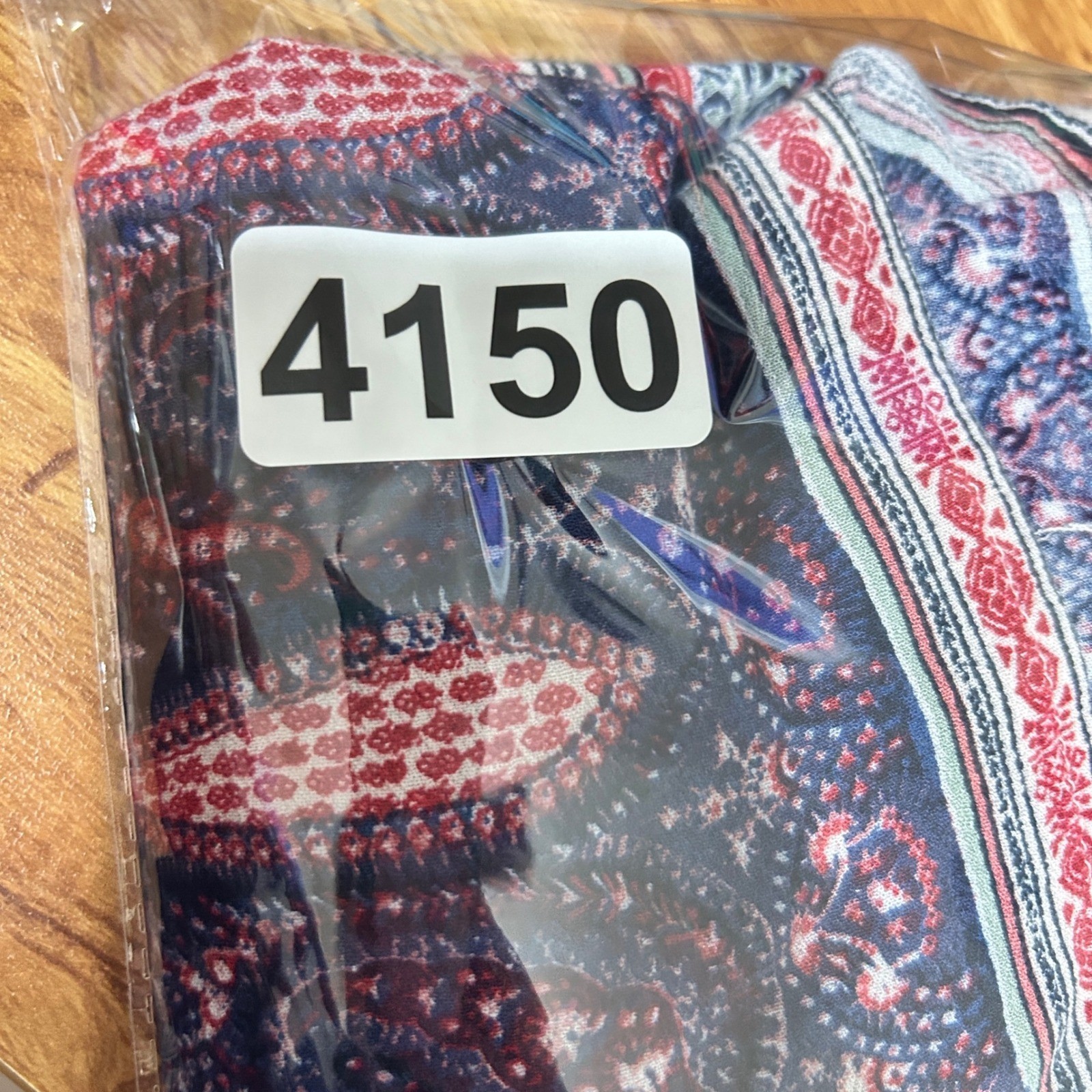 Knox Rose Womens Kimono XXL Cream Floral Paisley Boho Border Festival Hippie