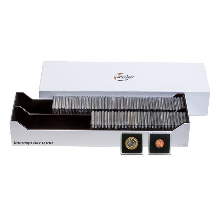 Lighthouse Intercept Double Row Quadrum 2x2 Snaplock Storage Box Holds 100