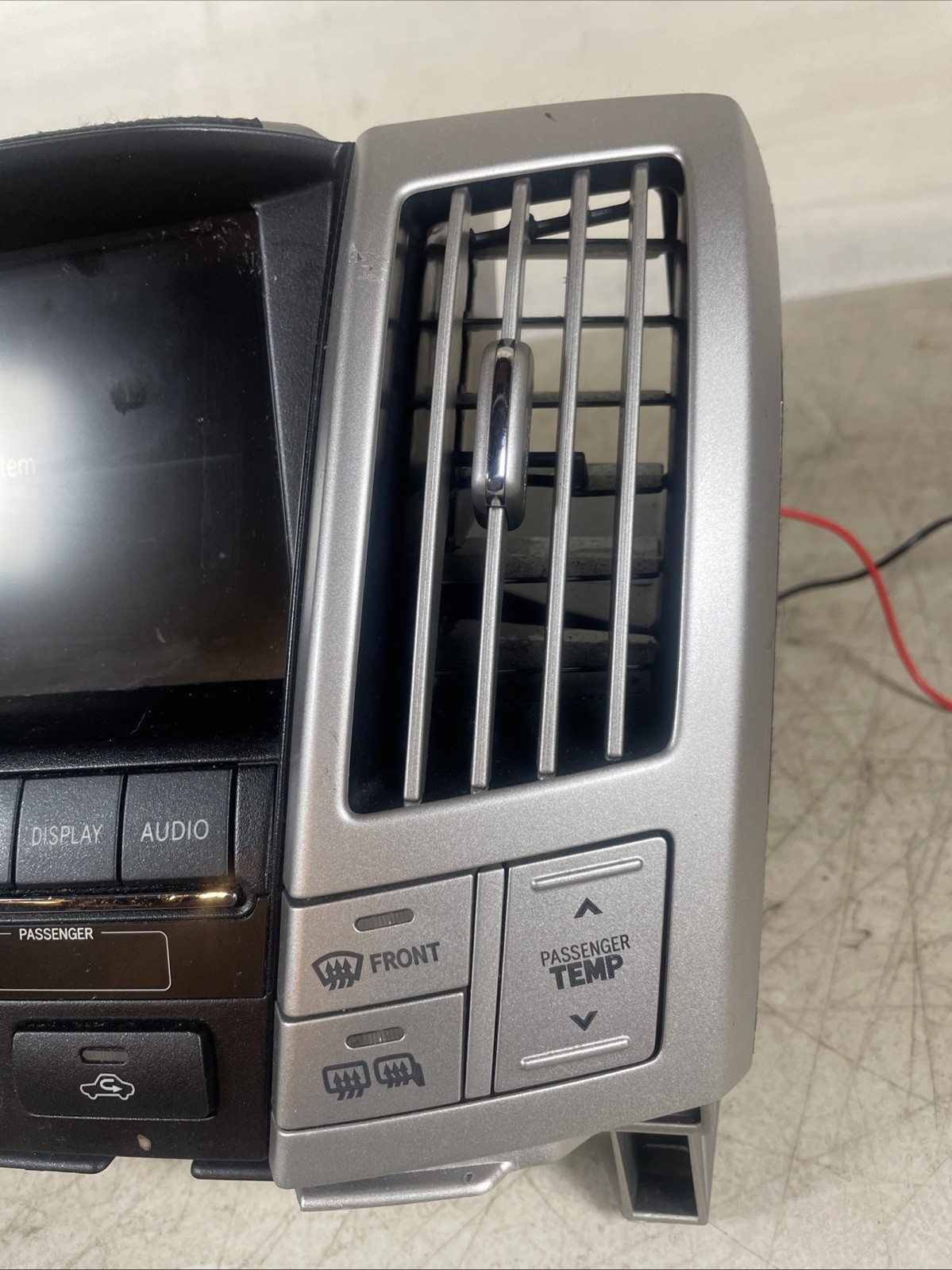 2008-2009 LEXUS RX400H DASH RADIO NAVIGATION DISPLAY SCREEN CLIMATE TESTED OEM