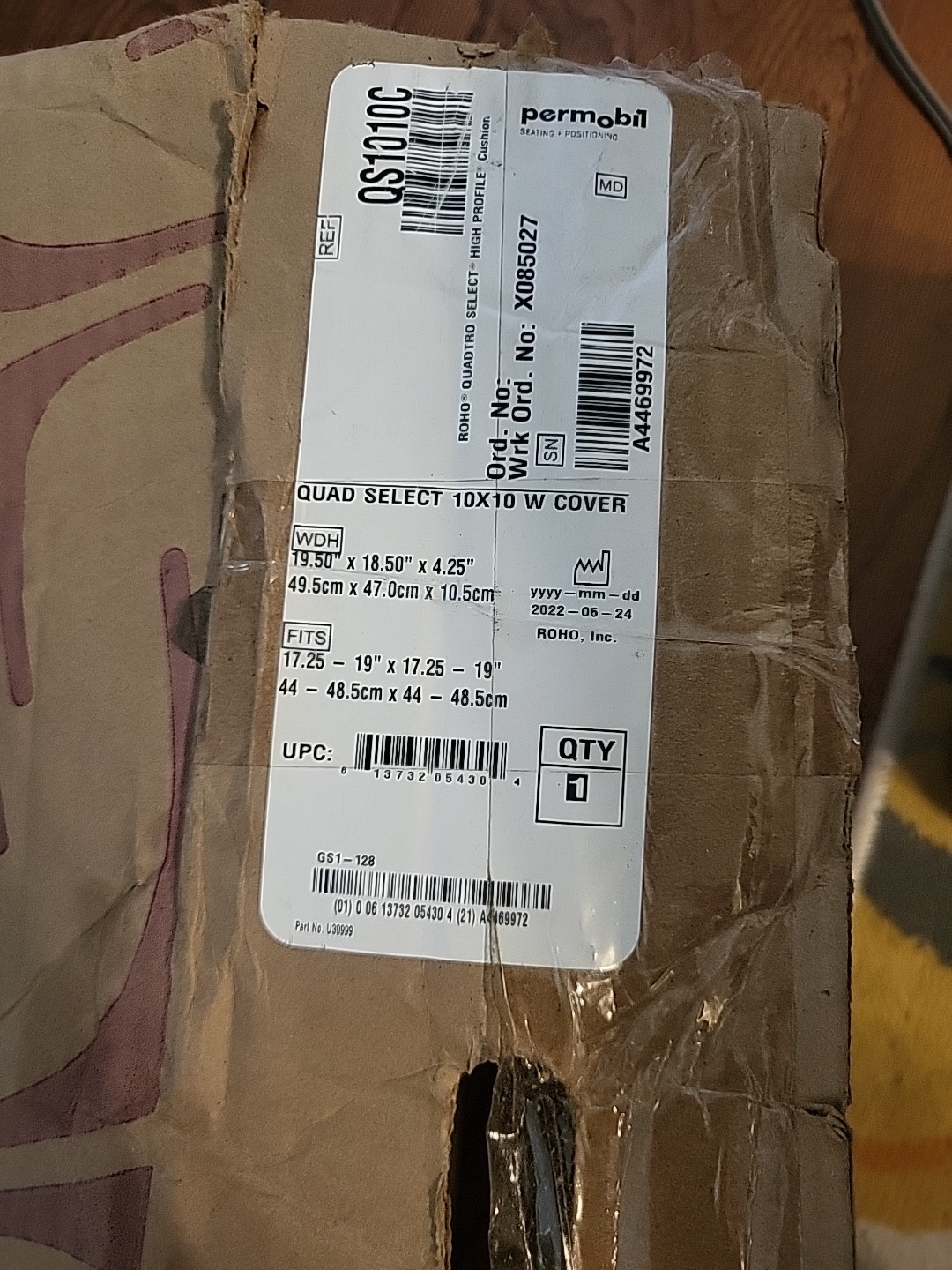 ROHO QUAD SELECT QS1010C WHEELCHAIR CUSHION High Profile