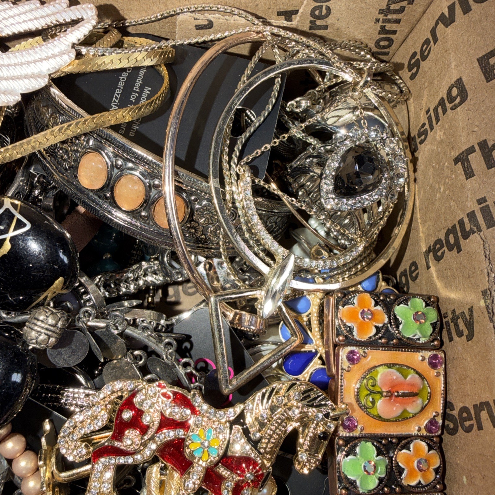 Vintage to Now Jewelry Lot, All Wearable Untested. No Junk. Box A2