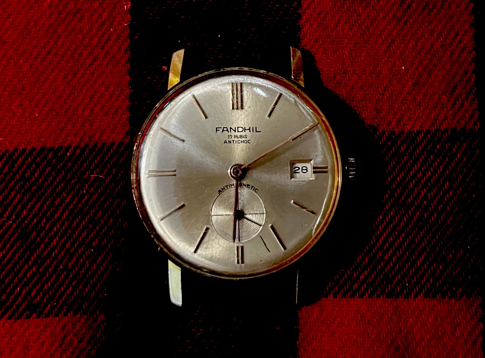 Vintage Watch Gold Switzerland Collectable Early 60s