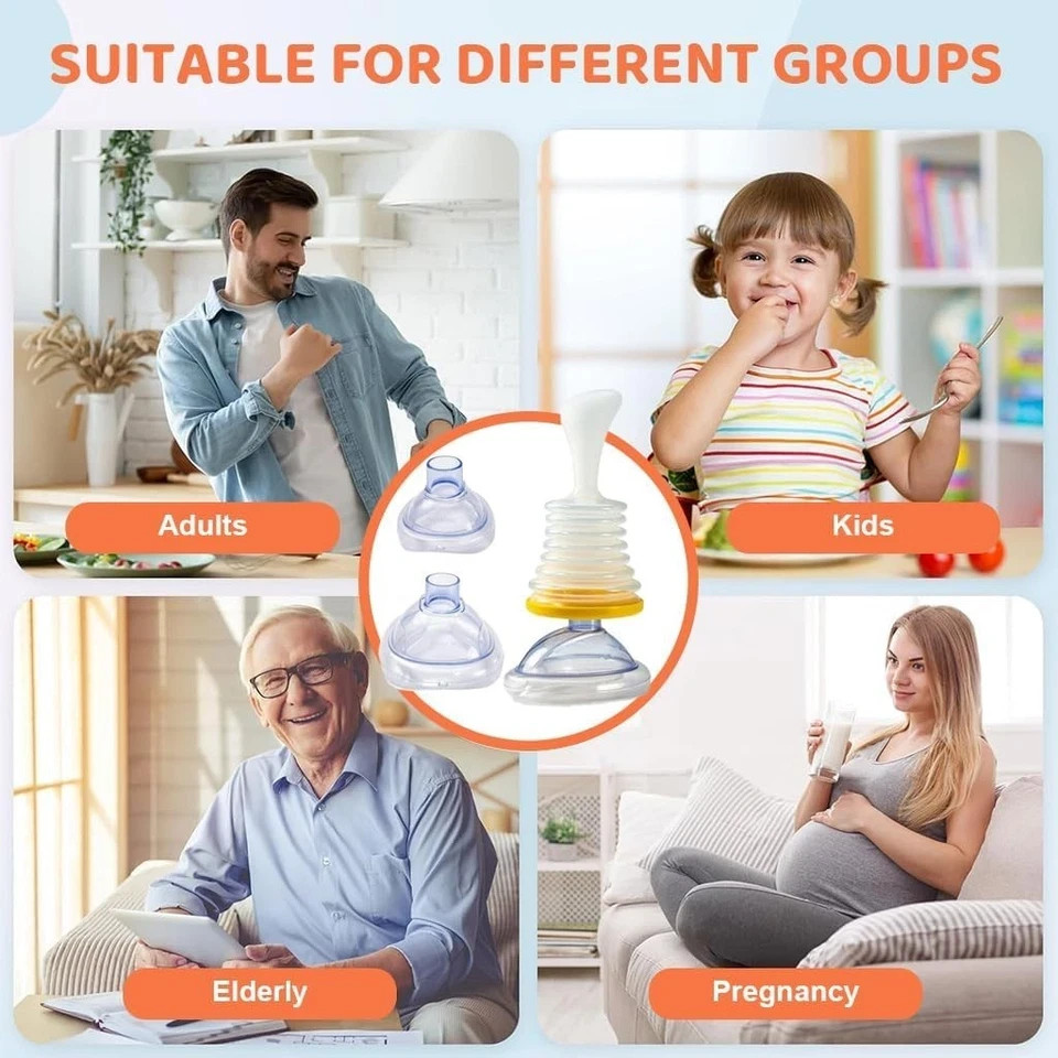 Anti Choke Suction Device Portable Life Saving Assist Device