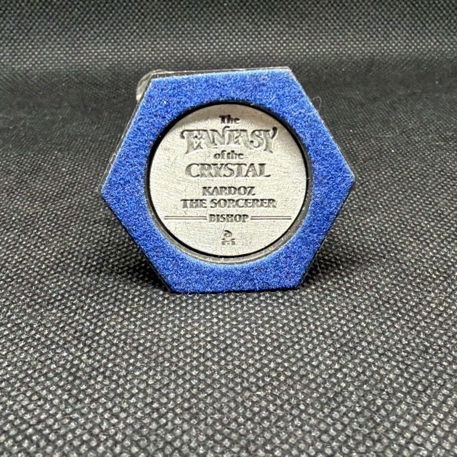 Danbury Mint Fantasy Of The Crystal Chess Kardoz the Sorcerer Bishop Pewter