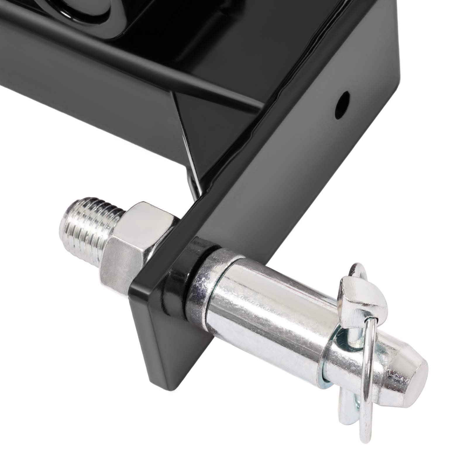 3 Point Hay Bale Spear Trailer Hitch Receiver For Cat 1 Tractor W/Gooseneck Ball