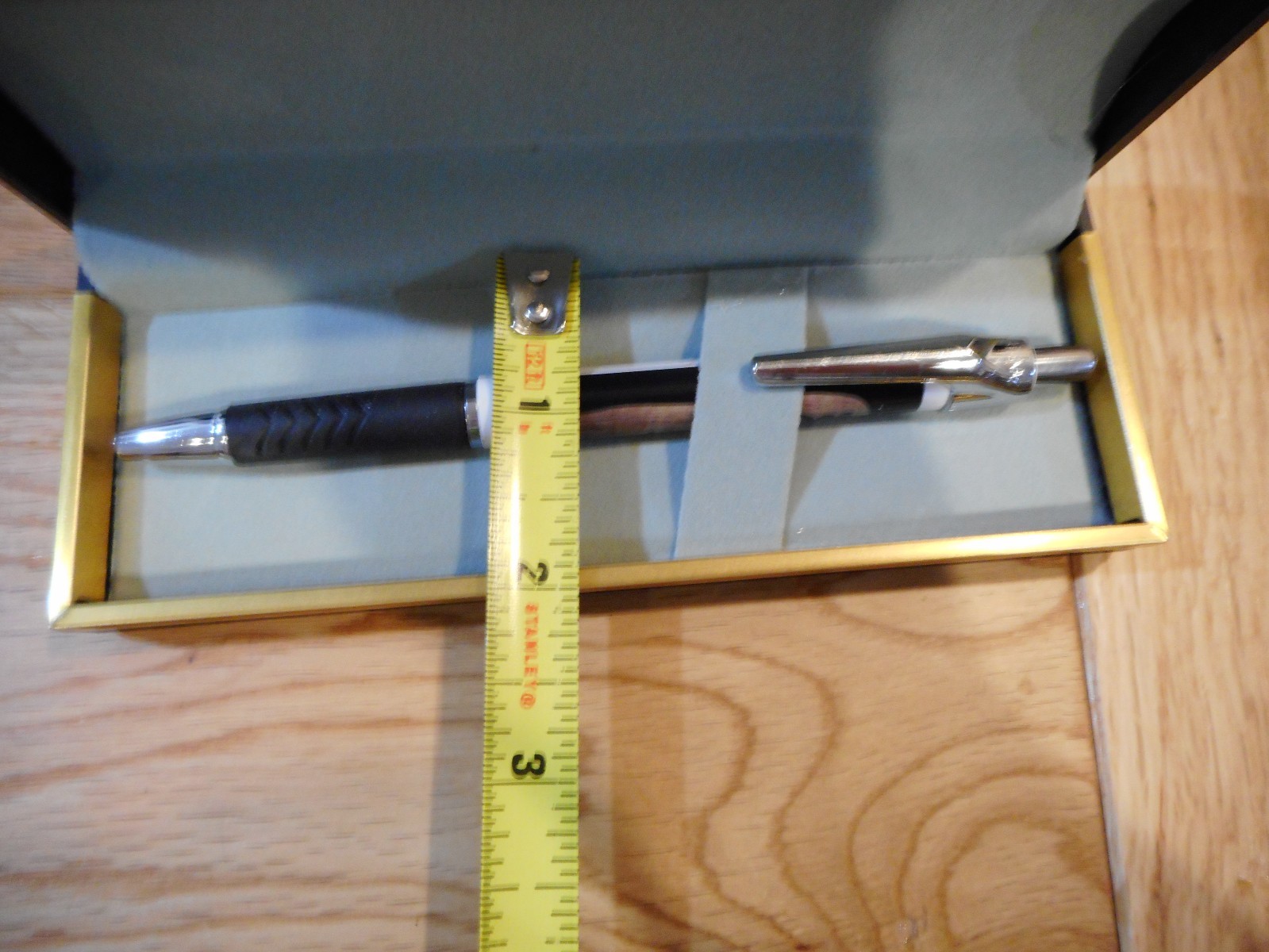 Black gift box for lnoves, roller ball pen and or fountain pen or small items