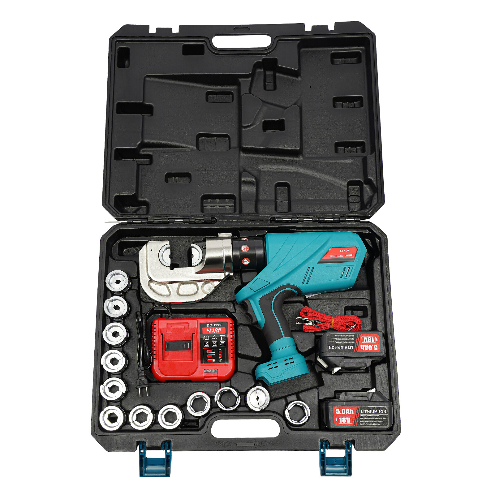 Electric Hydraulic Plier Rechargeable Battery Powered Crimping Tool 18V 10-400m㎡