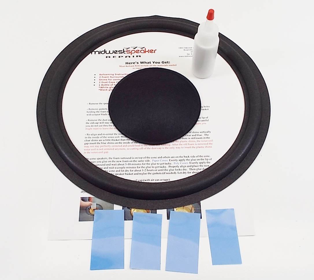Paradigm PDR-12 Subwoofer 12" Speaker Repair Refoam Kit - 1 Foam - FREE SHIP!