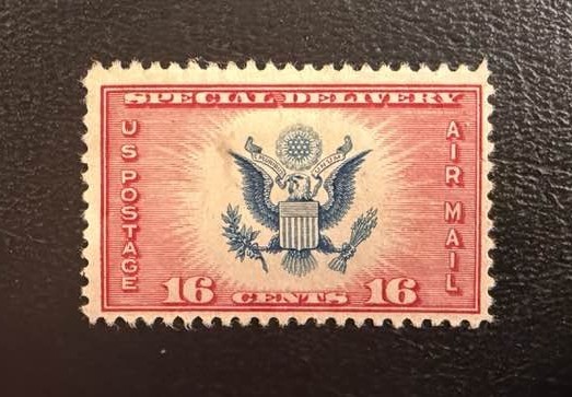 Air Mail Special Delivery Stamps. US Scott # CE1 CE2. 1934 16c. Mint (Lot 290)